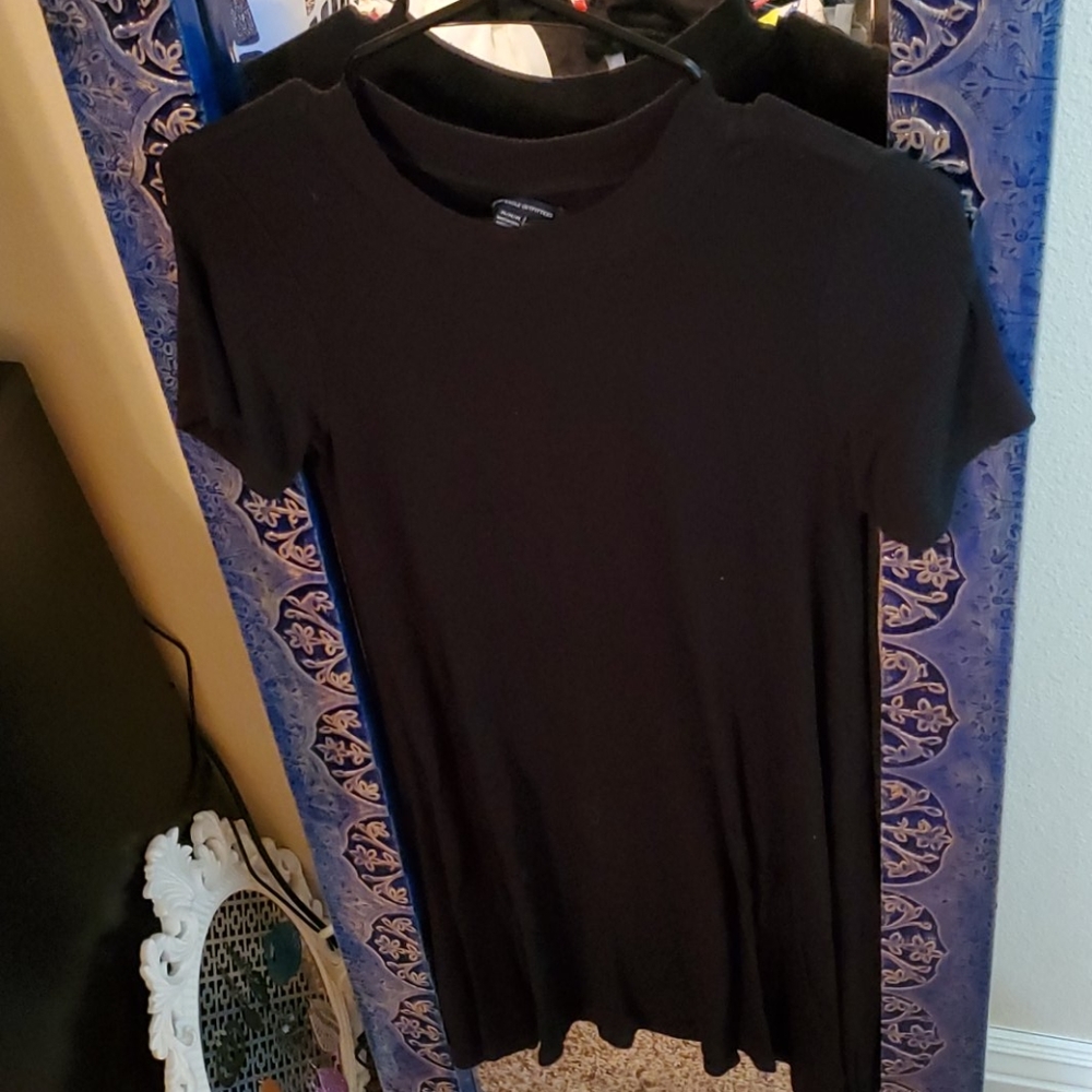 Short sleeve sweater dress